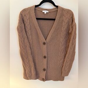 Haven Well Within Cable Knit Wool Cotton Blend Cardigan | Scandi Girl